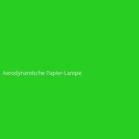 Aerodynamische Papier-Lampe
