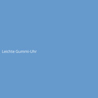 Leichte Gummi-Uhr