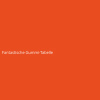 Fantastische Gummi-Tabelle