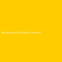 Aerodynamischer Papier-Computer