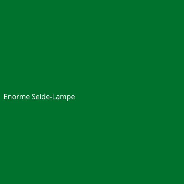 Enorme Seide-Lampe