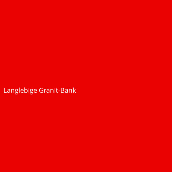 Langlebige Granit-Bank