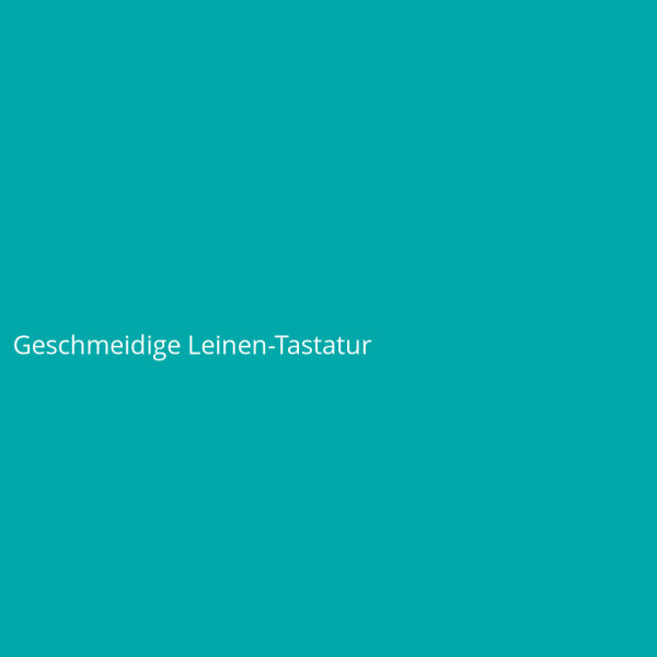 Geschmeidige Leinen-Tastatur